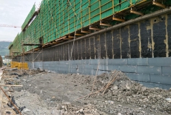 石阡县万金庄棚改项目地下室剪力墙卷材防水